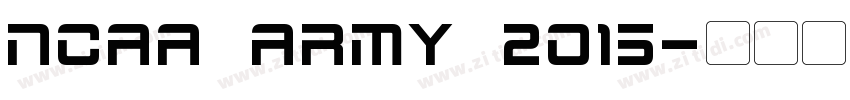 NCAA Army 2015字体转换